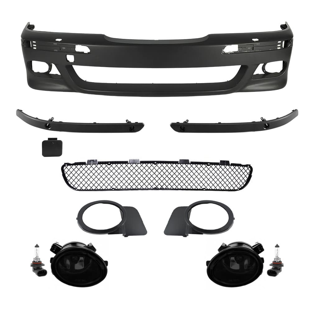 BMW E39 M-Paketi Eesmine Stange, PDC aukudega ja Tulede Pesuritega, Tumedate Udutuledega