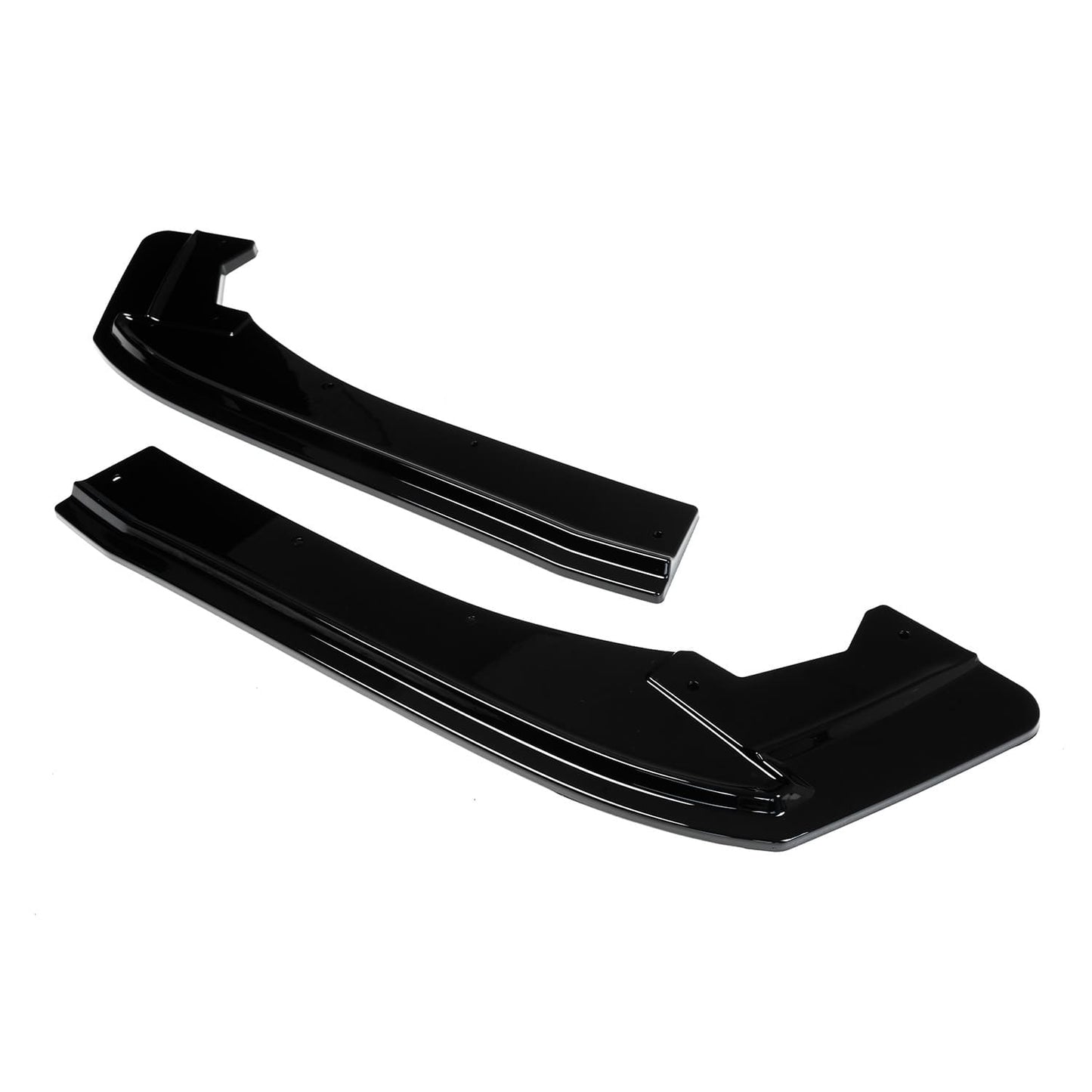 BMW F30 / F31 M-Paketi Tagumise Stange Küljesplitterid, Läikiv Must