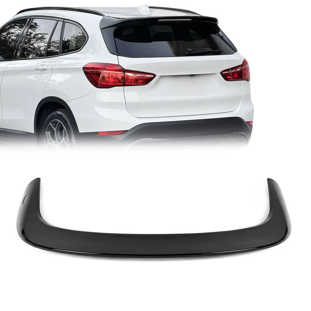 AC-style Roof Spoiler for BMW X1 F48 (15-22), glossy black