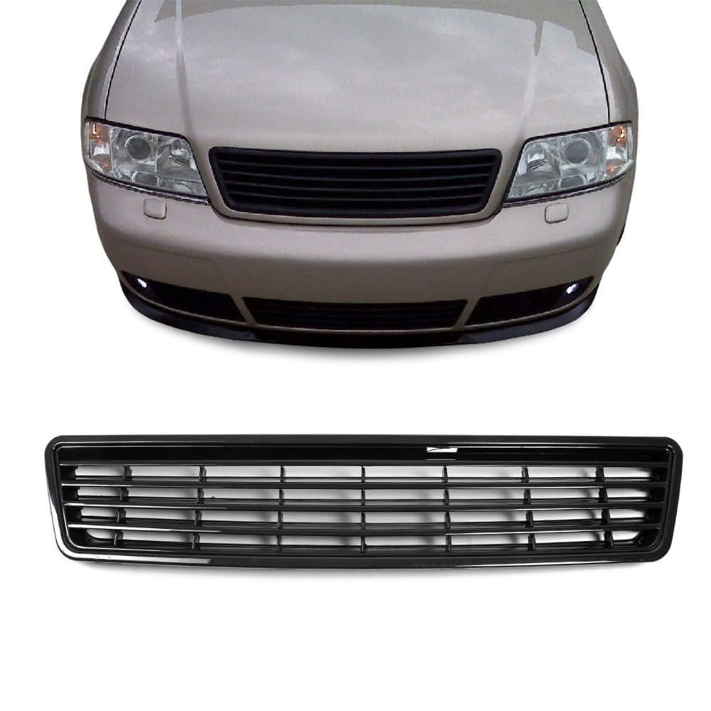 Badgeless grille for Audi A6 C5 (97-01), black