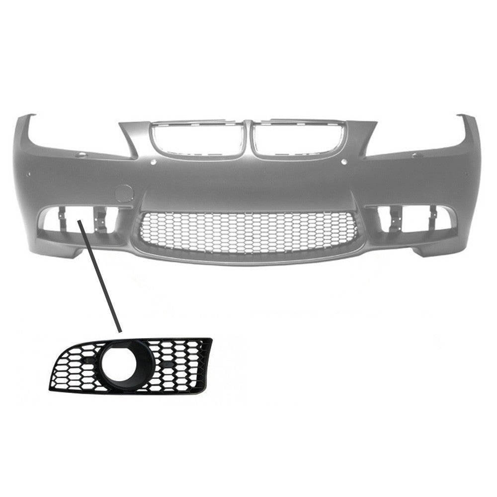 Fog light grille right side for BMW E90 / E91 (05-11) M3 style bumper