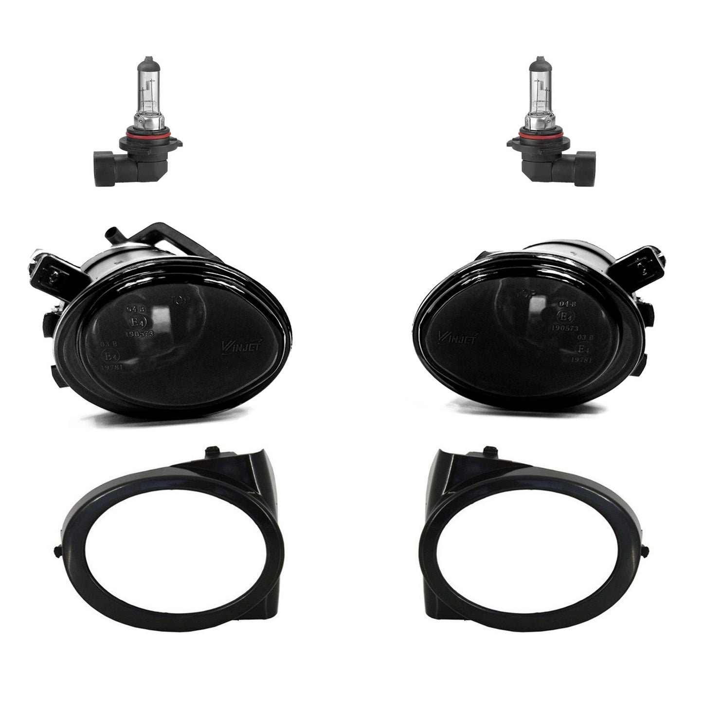 Fog lights for BMW E46 (M3 / M-Tech II), smoked