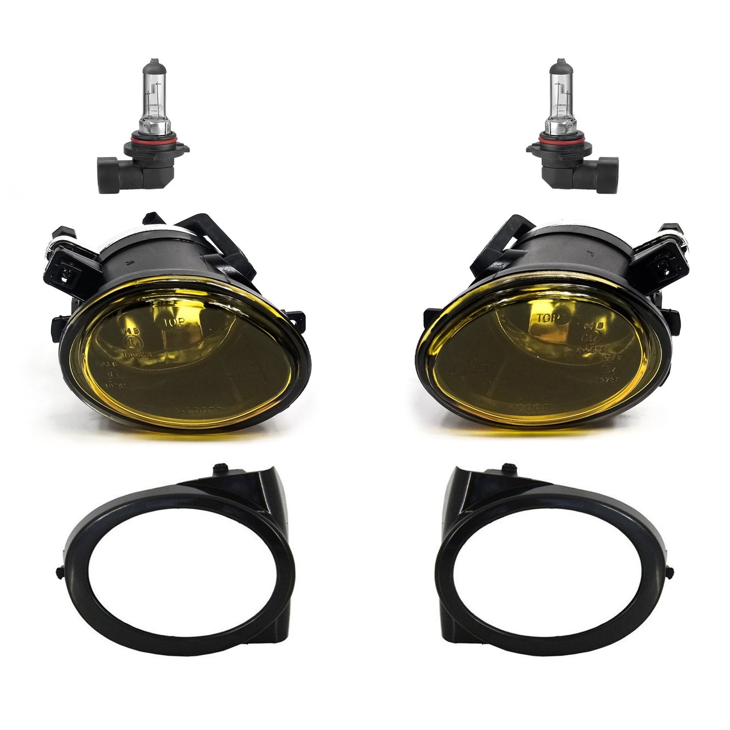 Fog lights for BMW E46 (M3 / M-Tech II), yellow