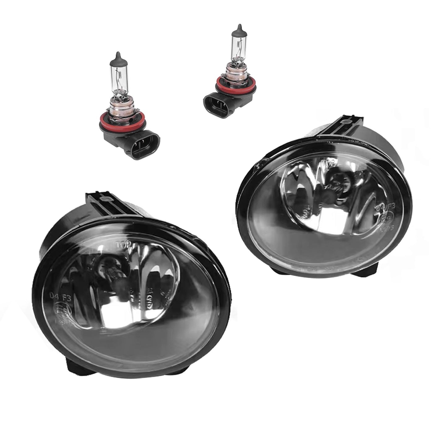 Fog lights set for BMW F10 / F11 / F07 (10-13) with M-Pack / M5-style bumper, clear