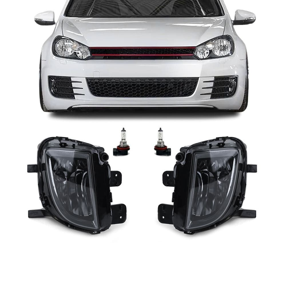 Fog Lights set for VW Golf MK6 GTI / GTD (08-13), smoked