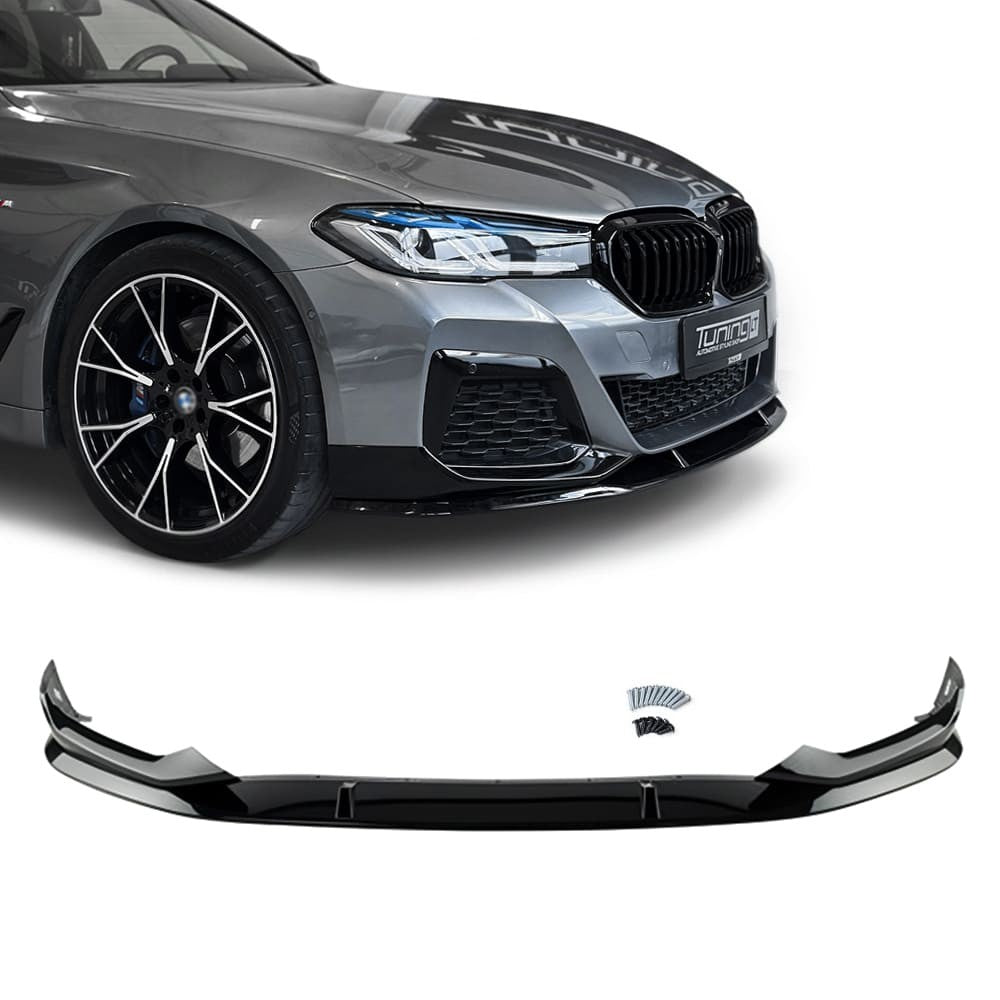 WR V2 Front Bumper Lip Spoiler for BMW G30 / G31 LCI (21-23), glossy black