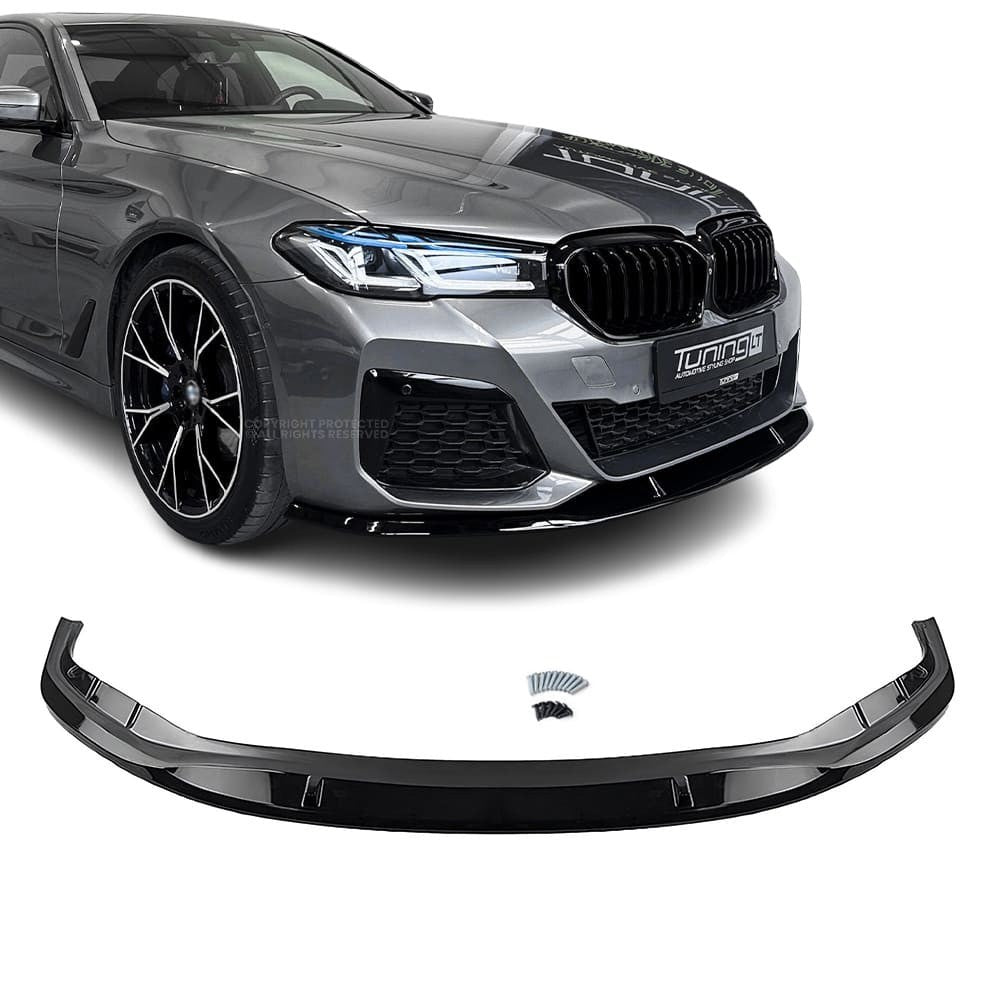 WR V1 Front Bumper Lip Spoiler for BMW G30 / G31 LCI (21-23), glossy black