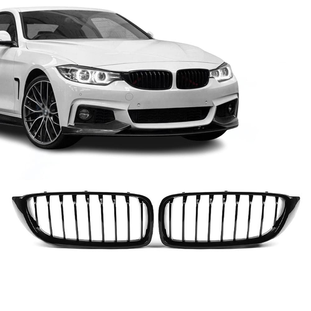 Front kidney Grille set for BMW F32 / F33 / F36 / F80 / F82, glossy black