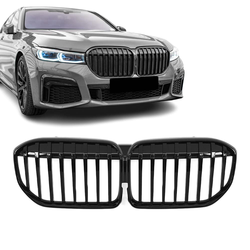 Kidney Grille for BMW G11 / G12 LCI (19-22), glossy black