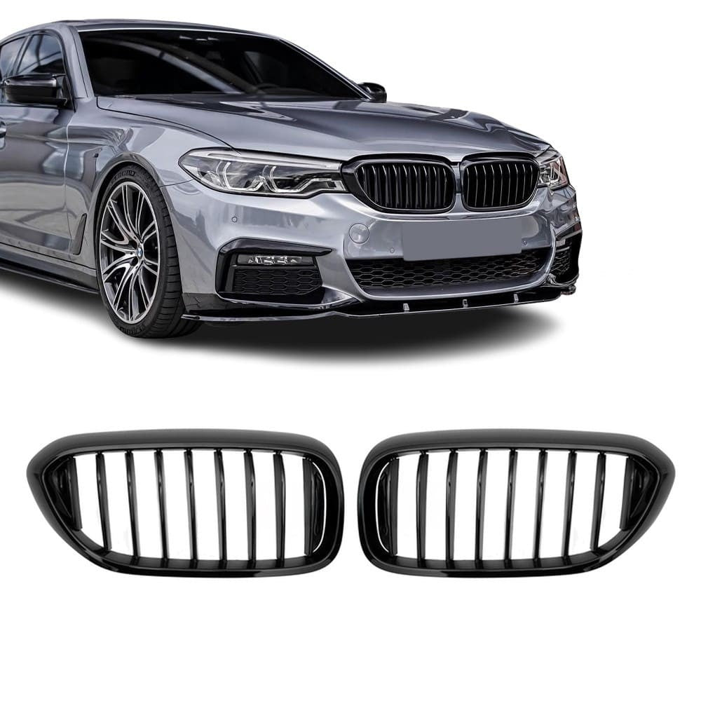 Kidney grille for BMW G30 / G31 (17-20), glossy black