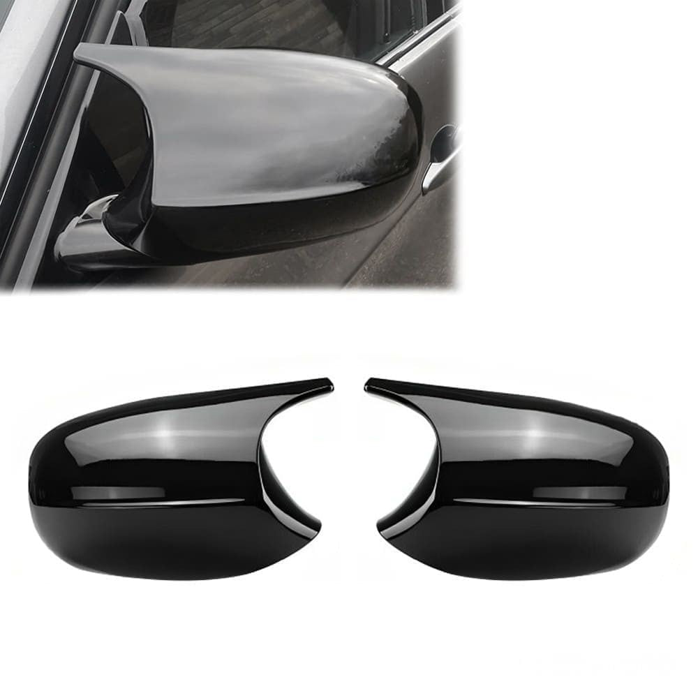 M style V2 Mirror Caps set for BMW E81 / E82 / E87 / E88, glossy black