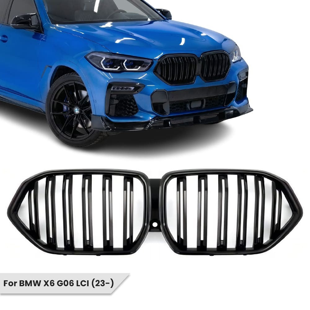 Performance kidney Grille for BMW G06 X6 LCI (23-26), glossy black