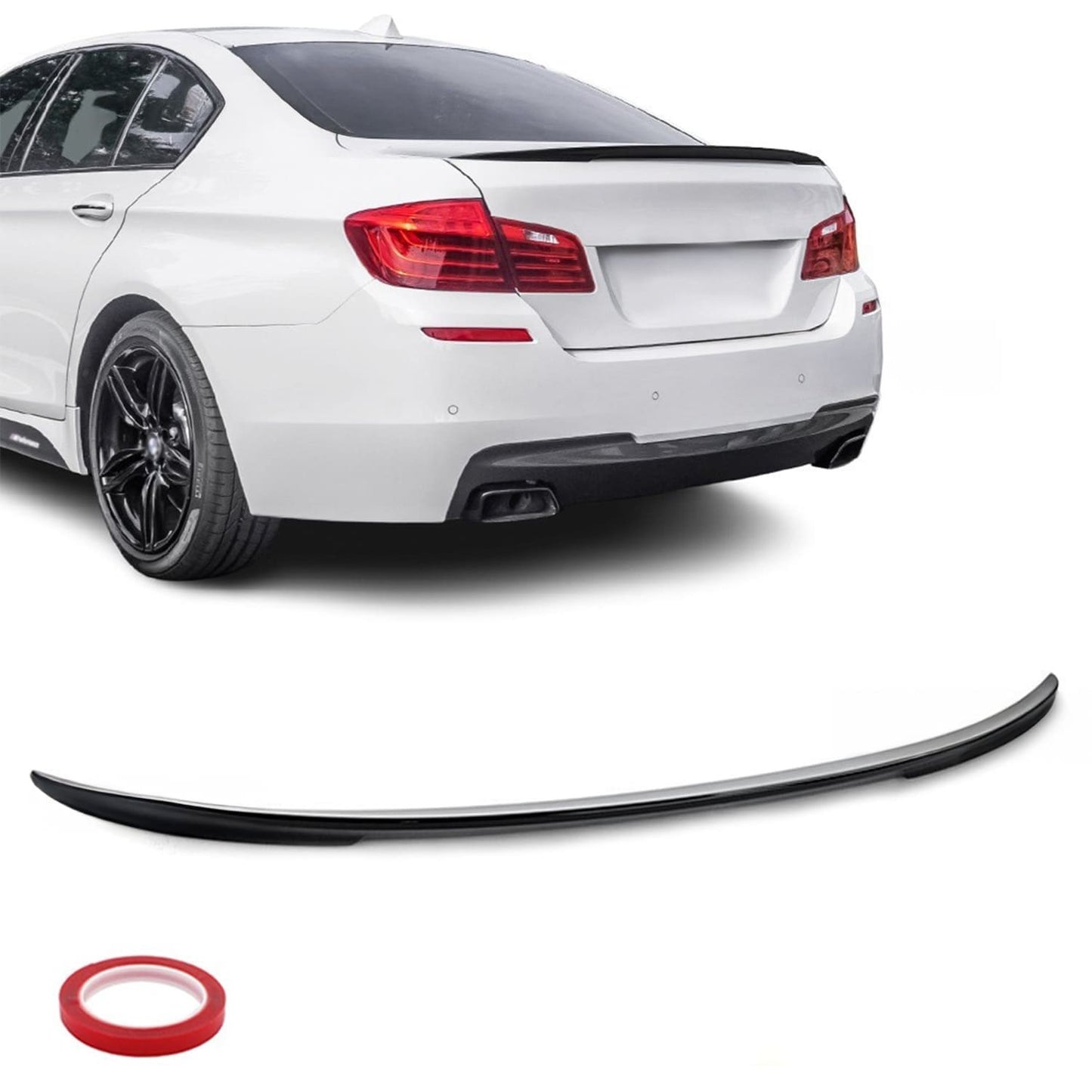 Performance Trunk Spoiler for BMW F10 (10-17), glossy black