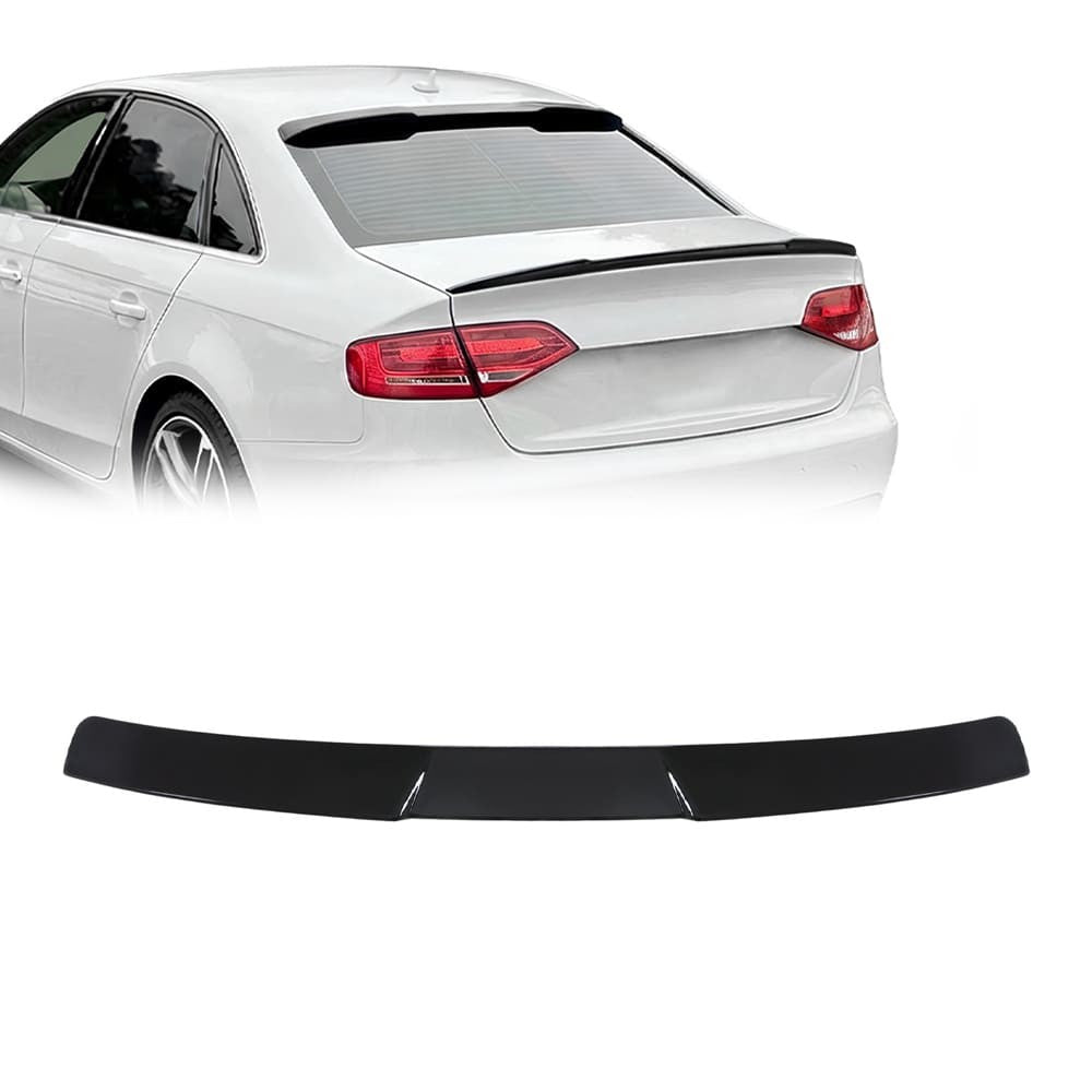 Roof Spoiler for Audi A4 B8 sedan (08-15), glossy black