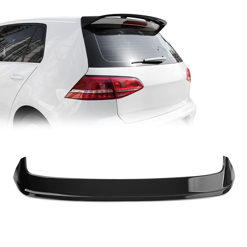 Roof Spoiler for VW Golf MK7 (13-19) hatchback, glossy black
