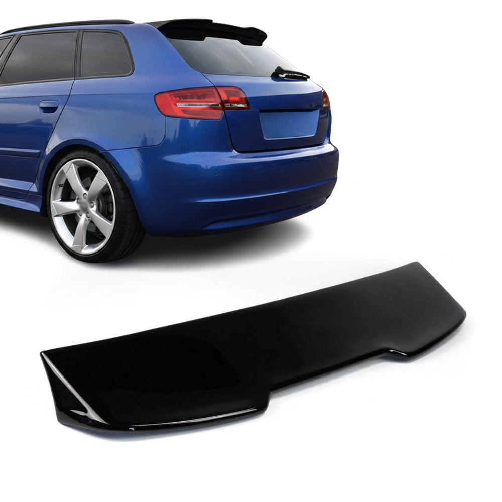 RS-style Roof Spoiler for Audi A3 8P (05-12) 5-door hatchback, glossy black