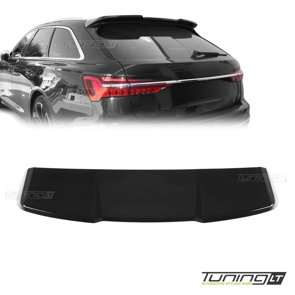 RS-style Roof Spoiler for Audi A6 C8 / S6 C8 Avant (19-), glossy black