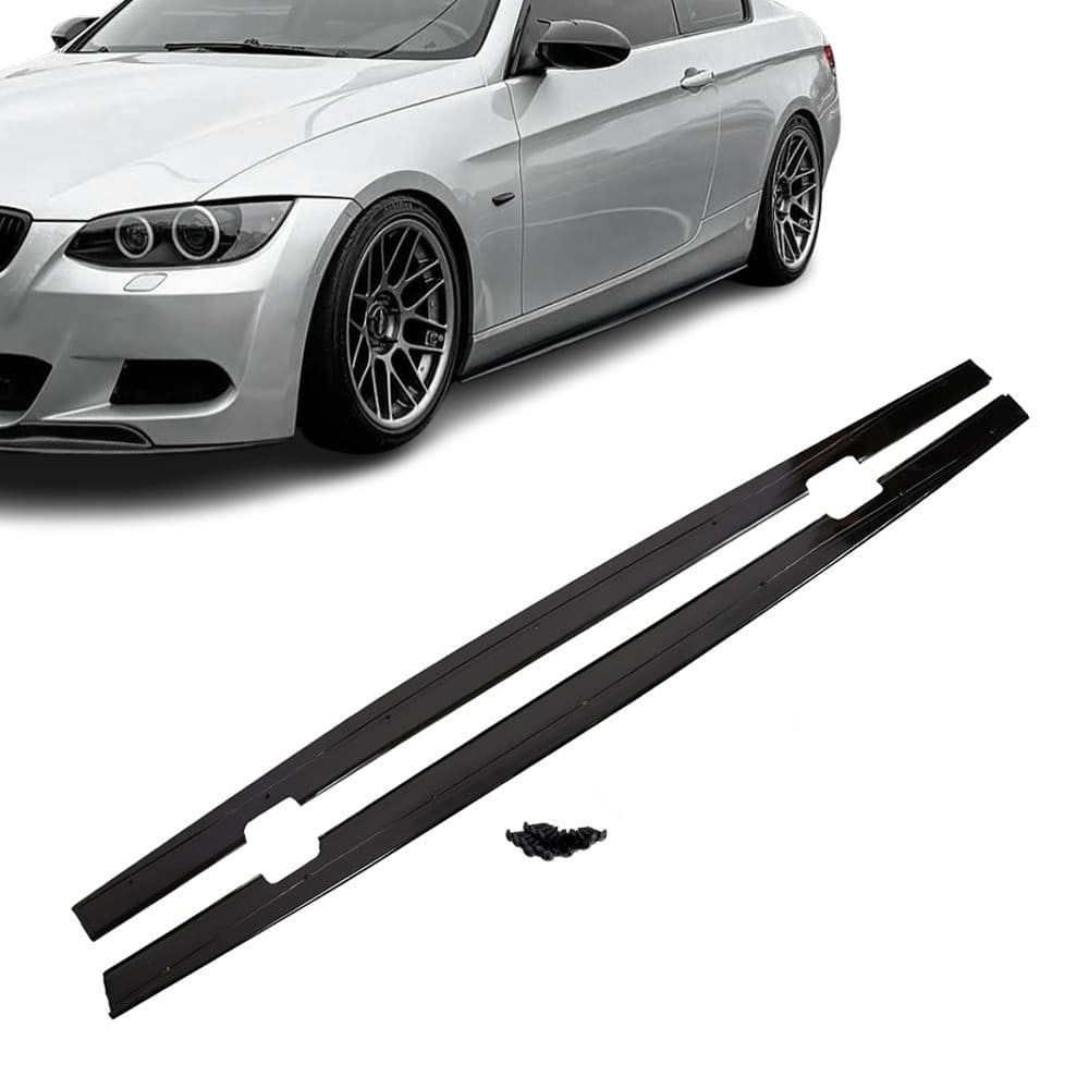 WR Side Skirt Extensions set for BMW E92 / E93 (06-13), glossy black