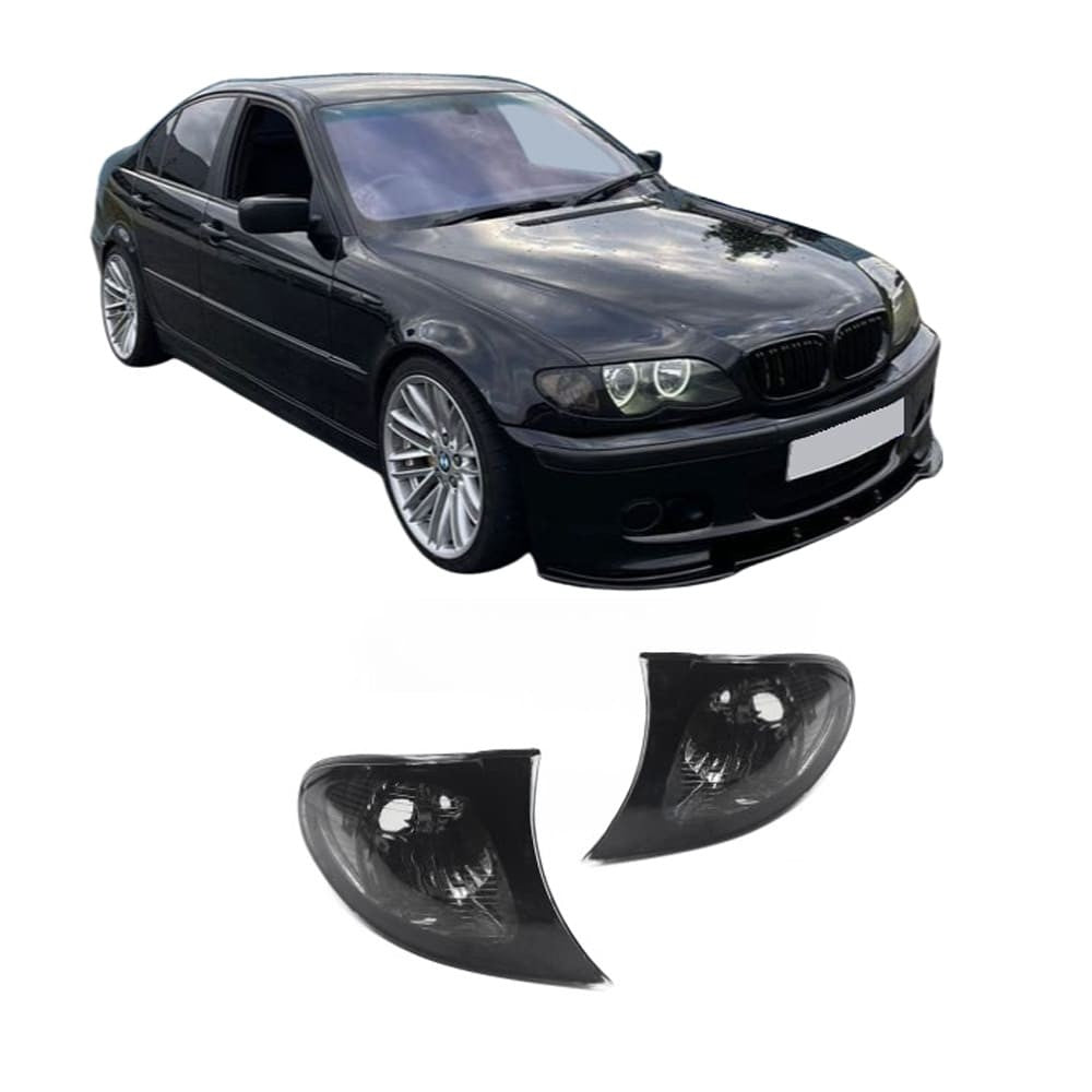 Turn signals for BMW E46 sedan / touring (01-05), smoked
