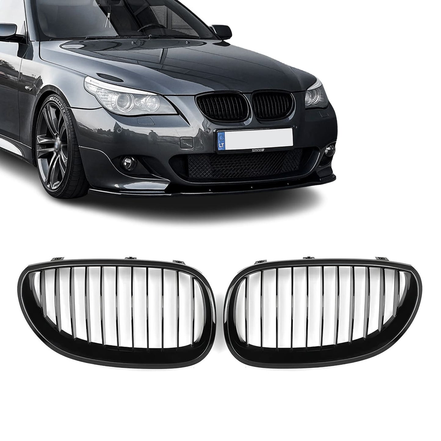 Iluvõre / Neerud BMW E60 / E61 (03-10), Läikiv Must