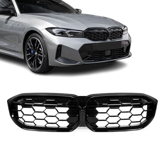 BMW G20 / G21 LCI (22-) M340 Stiilis Iluvõre / Neerud , Läikiv Must