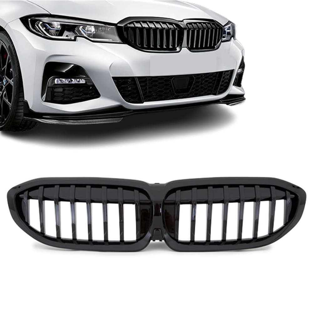 BMW G20 / G21 (18-22) Iluvõre / Neerud, Läikiv Must