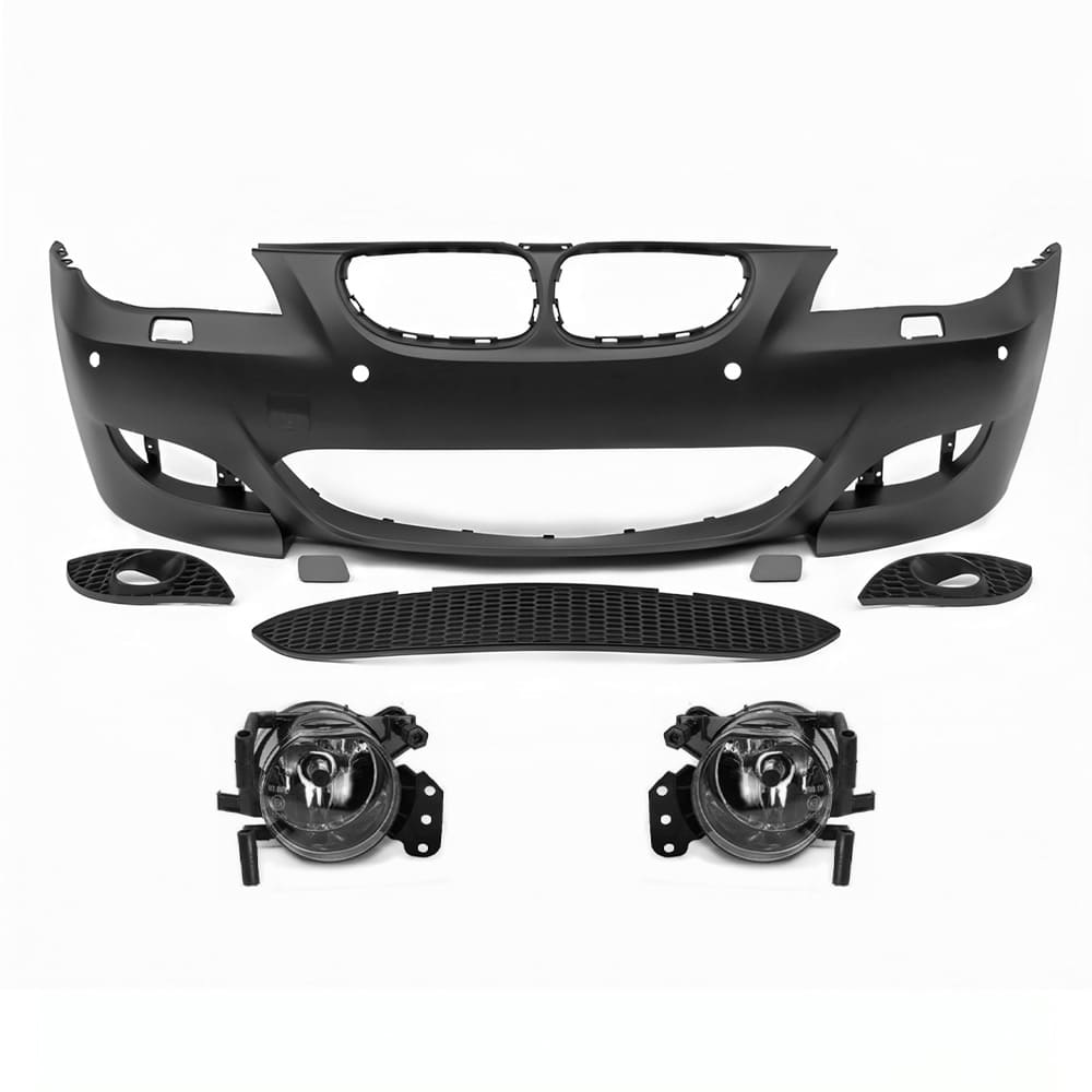 BMW E60 / E61 PRE-LCI (03-07) M5 Stiilis Eesmine Stange PDC Aukudega (24mm) ja Udutuledega