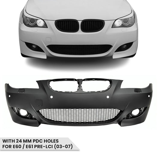 BMW E60 / E61 PRE-LCI (03-07) M5 Stiilis Eesmine Stange PDC Aukudega (24mm)