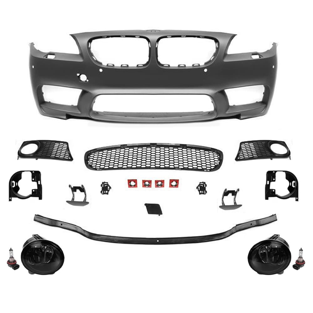 BMW F10 / F11 PRE-LCI (10-13) M5 Stiilis Eesmine Stange Toonitud Udutuledega