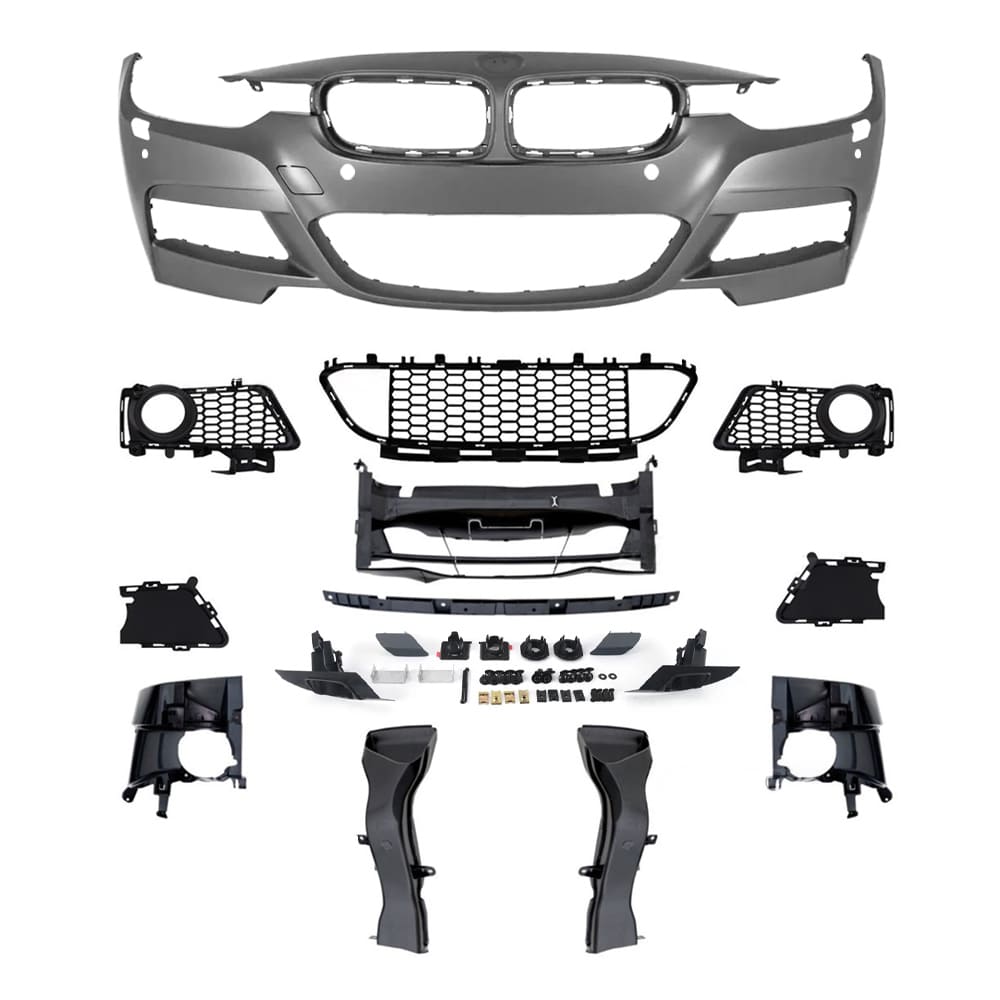 BMW F30 / F31 M-Paketi Eesmine Stange, PDC Aukude Ja Tulede Pesuritega