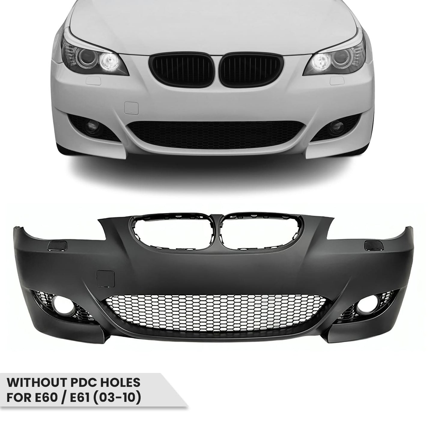 BMW E60 / E61 (03-10) M5 Stiilis Eesmine Stange Ilma PDC Aukudeta