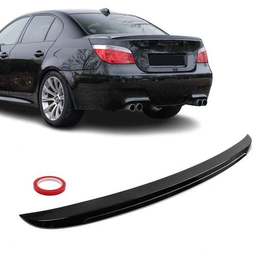 BMW E60 M5 Stiilis Pagasiluugi Spoiler, Läikiv Must