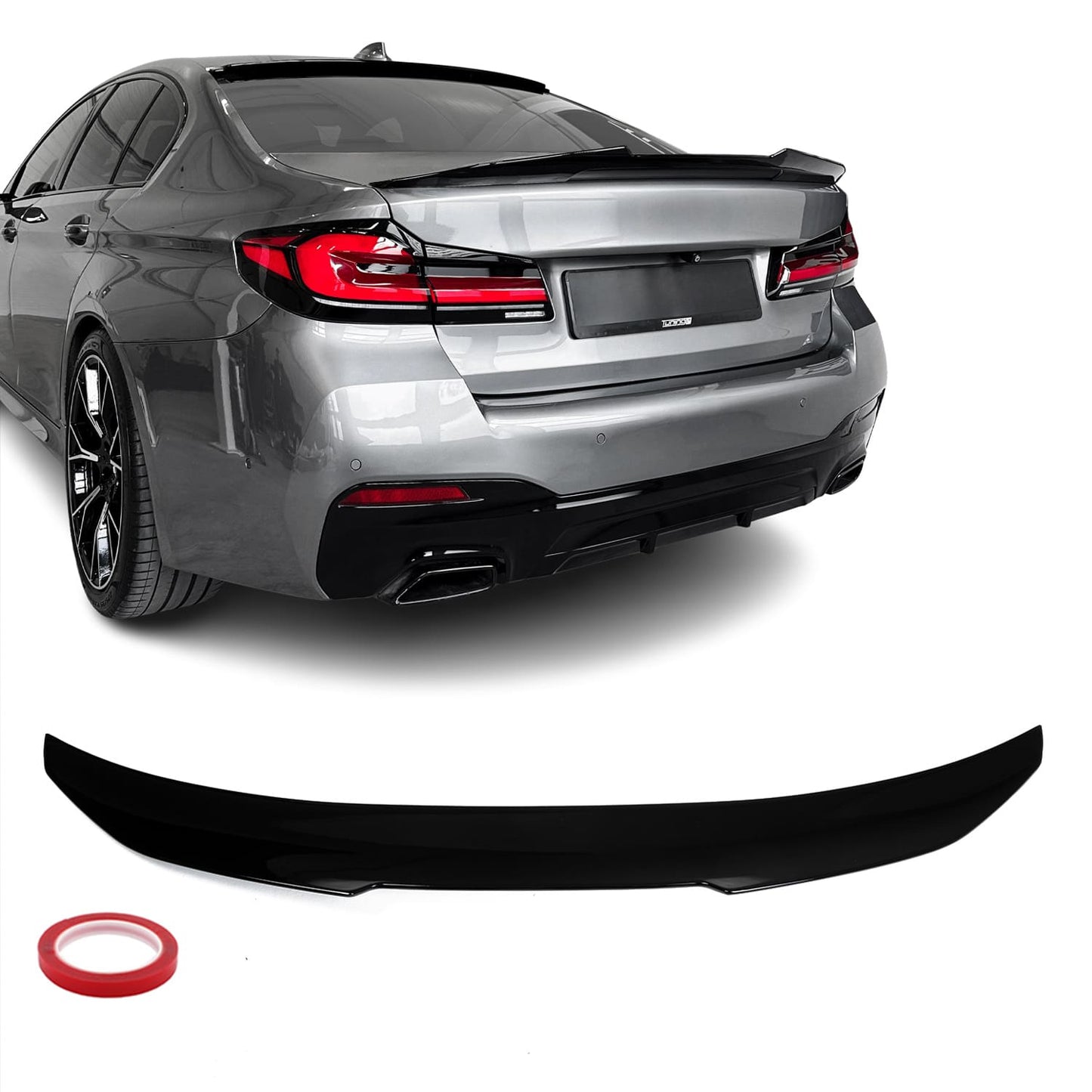 Läikiv Must PSM Tagaluugi Spoiler for BMW G30 / F90