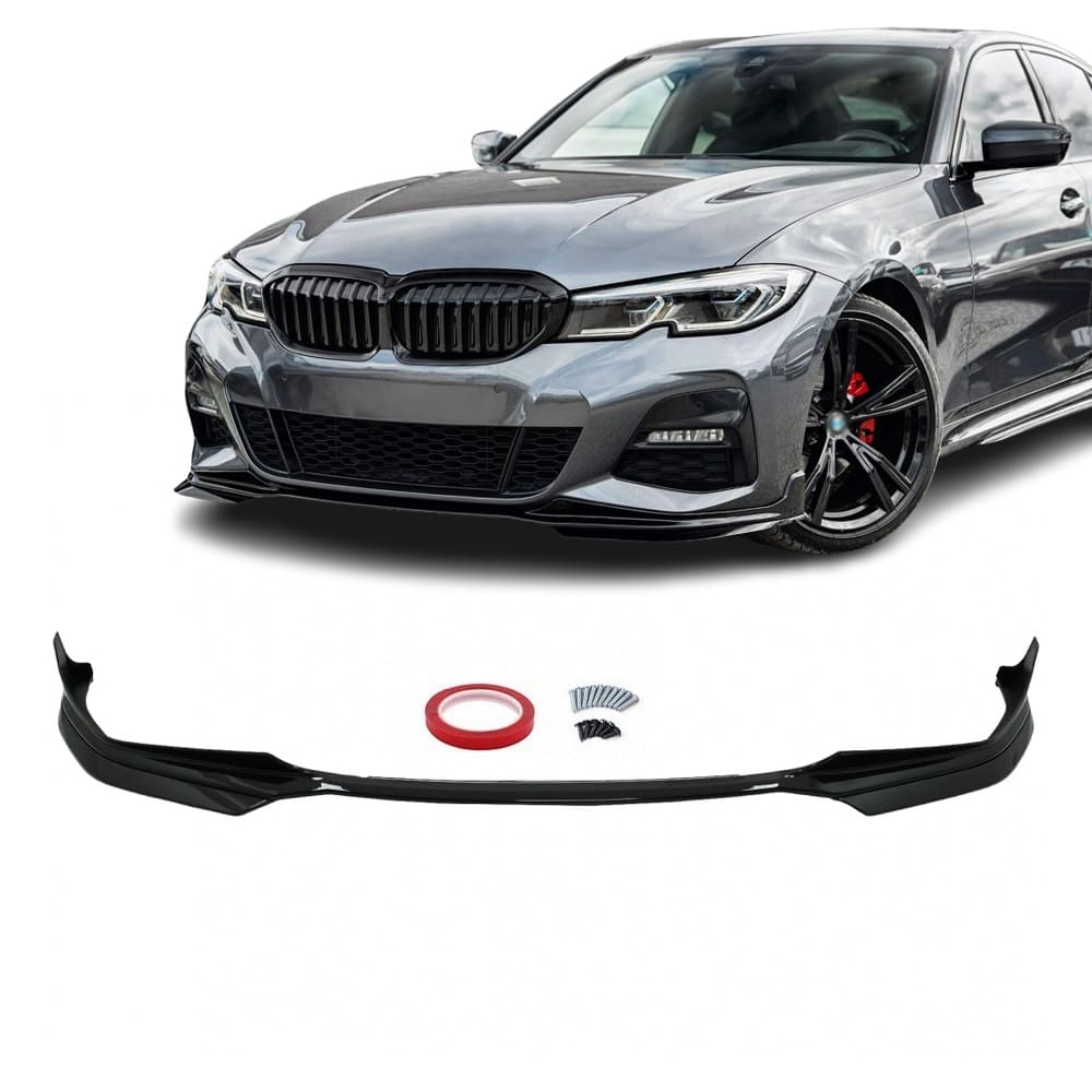 BMW G20 / G21 (18-22) ''Performance'' Eesmise Stange Splitter, Läikiv Must