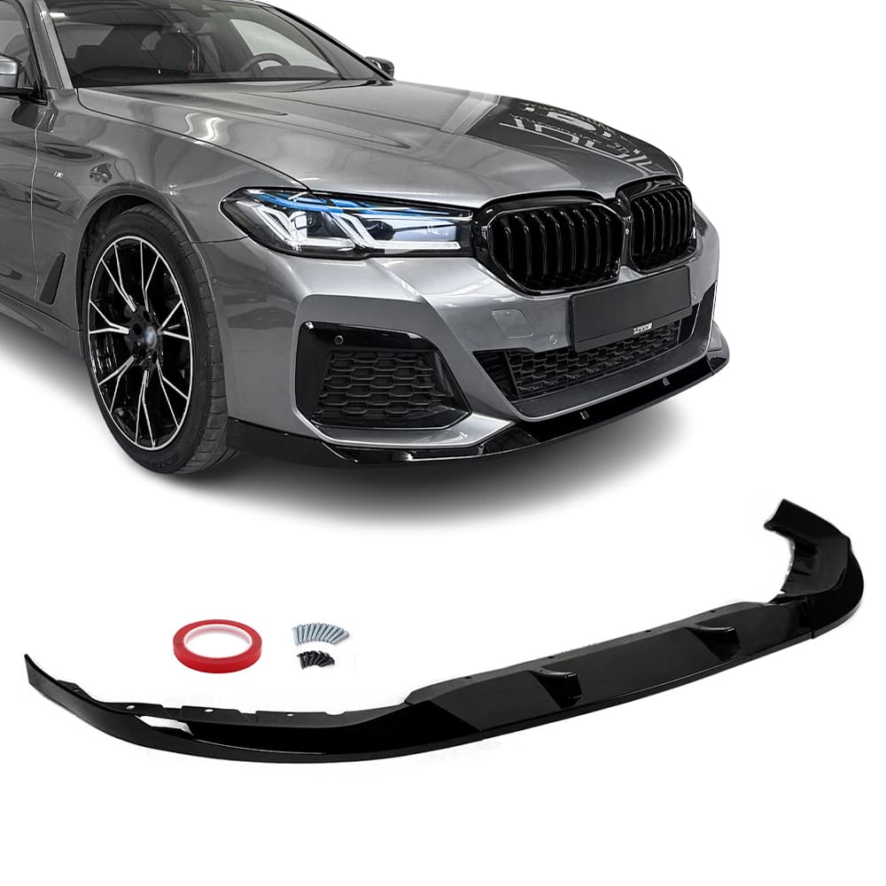 Läikiv Must Performance Eesmine Splitter BMW G30 / G31 LCI (21-23)