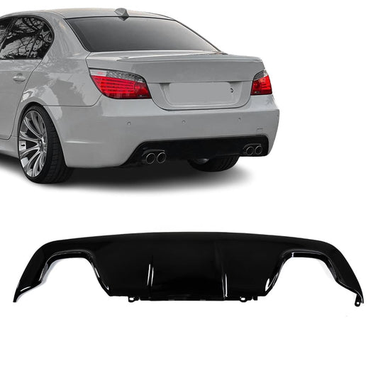 BMW E60 / E61 M-Paketi Difuusor Tagumisele Stangele, Läikiv Must
