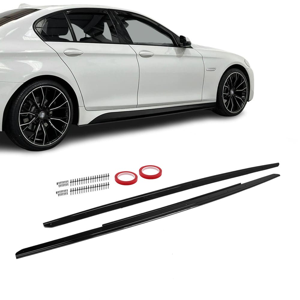 BMW F10 / F11 (11-18) ''Performance'' Küljekarbi Laiendi, Läikiv Must