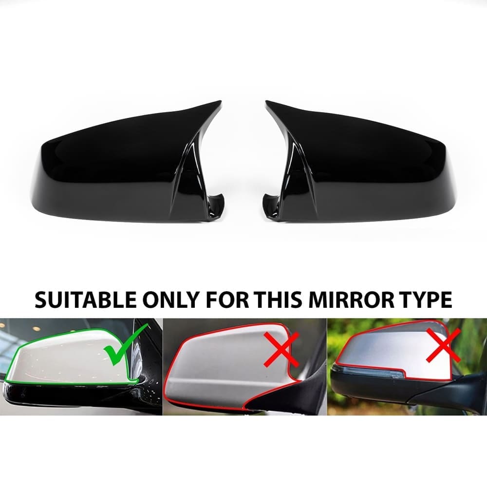 F10, F11, F07, F06, F12, F13, F01, M-Stiilis Peeglikorpused, Läikiv Must