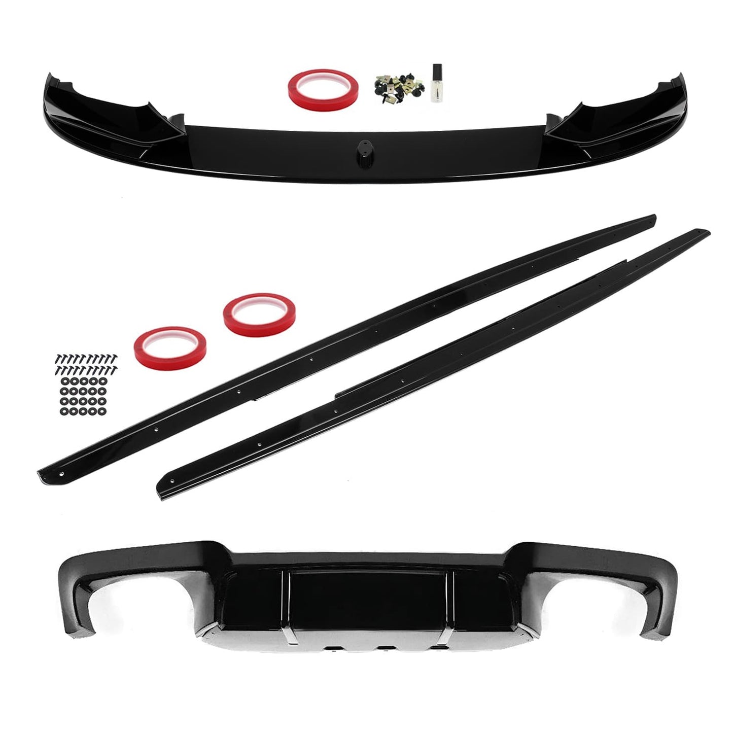 BMW F10 / F11 ''Performance Kit'' M5 Stiilis Difuusoriga, Läikiv Must