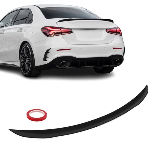 A45-inspired Trunk Spoiler for Mercedes-Benz V177 (18-25) sedan, glossy black