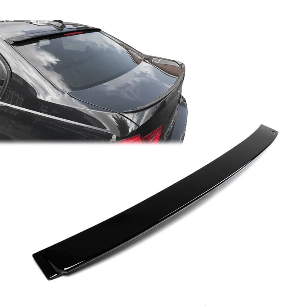AC style Roof Spoiler for BMW E90 sedan, glossy black
