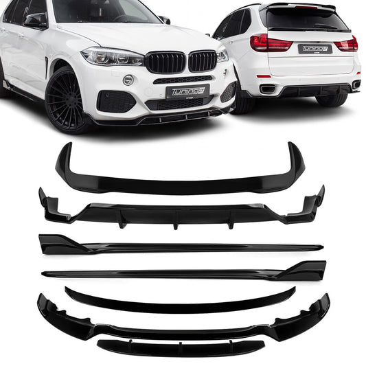 Aero style Bodykit with Trunk Spoilers for BMW X5 F15 (14-18), glossy black