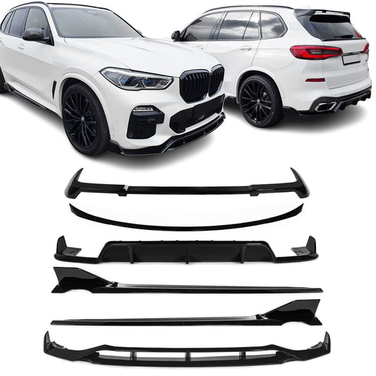 Aero style Bodykit for BMW X5 G05 PRE-LCI (19-23), glossy black