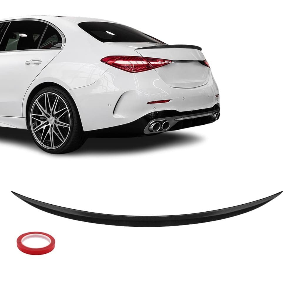 C43-inspired Trunk Spoiler for Mercedes-Benz W206 (21-25) sedan, glossy black