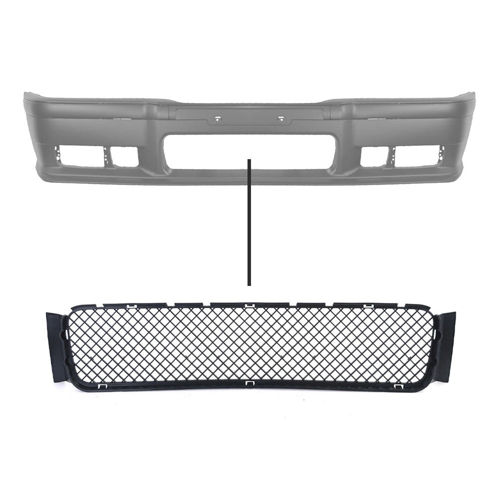 Central bumper grille for BMW E36 M3 / M-Tech (90-99)