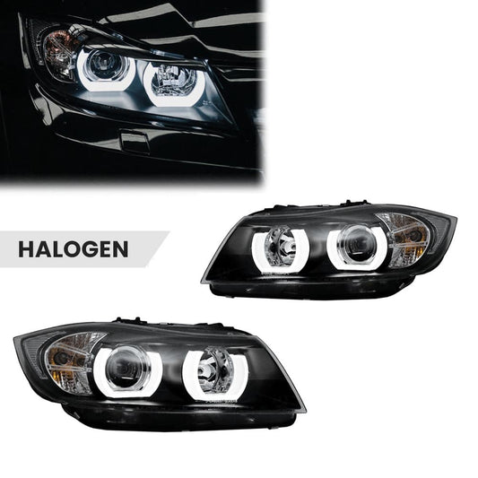 DTM style Headlights set for BMW E90 / E91 Halogen (05-11)