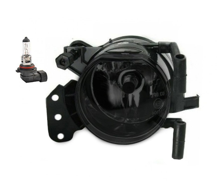 Fog light for standard BMW E60 bumper, smoked, left side