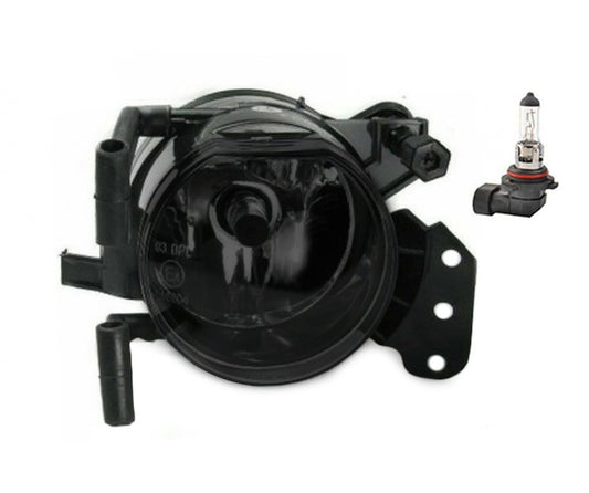 Fog light for standard BMW E60 bumper, smoked, right side (03-07)