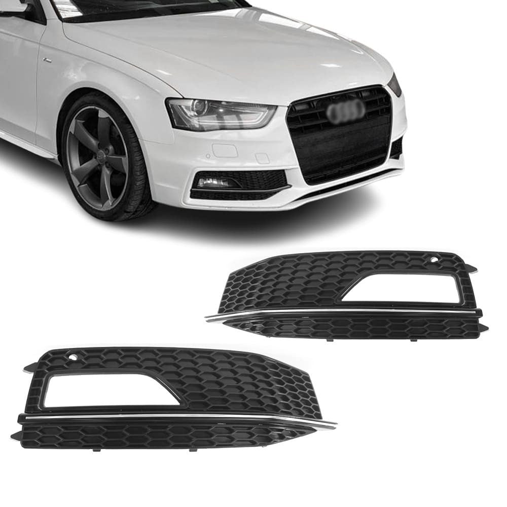Fog Light Grille / Covers for Audi A4 B8.5 S-Line / S4 B8.5 (12-15)