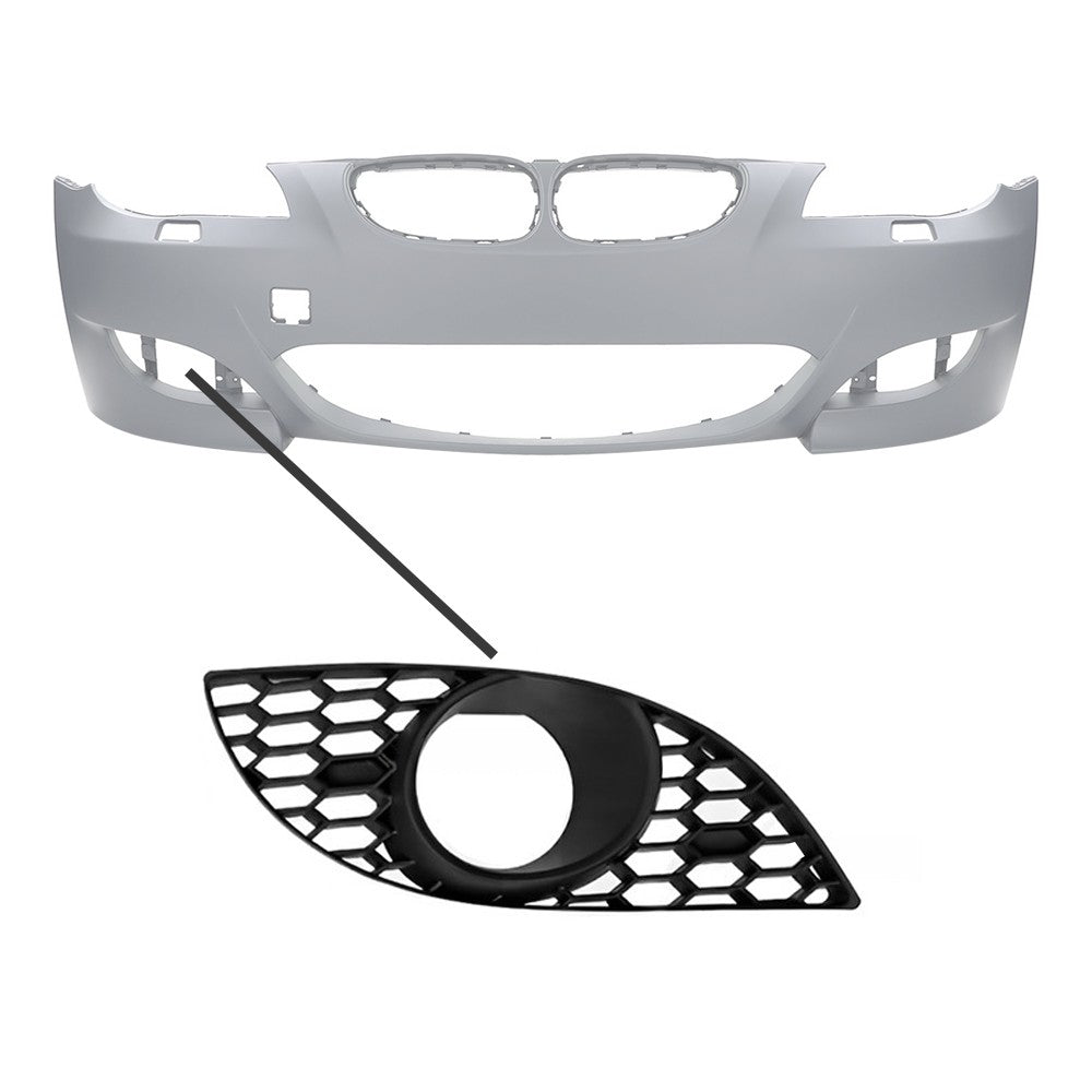 Fog light Grille for BMW E60 / E61 M5 style bumper, right side
